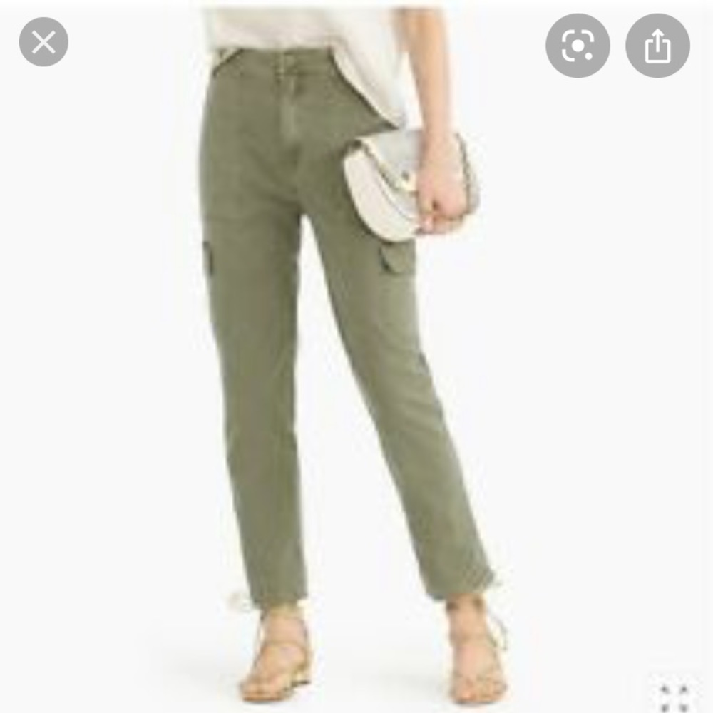 Jcrew cargo pants petite